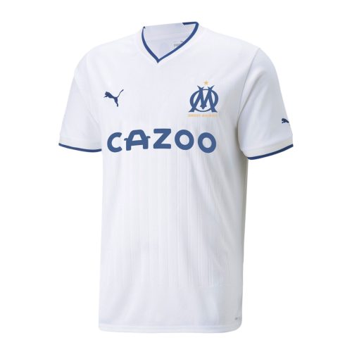 PUMA Men's 2022/23 Marseille Home Jersey White/Royal Blue