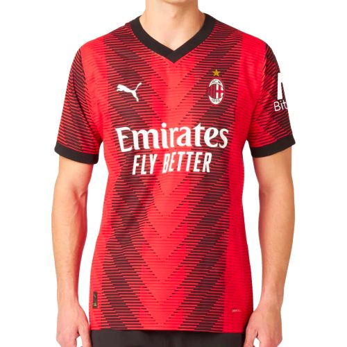 PUMA Men's AC Milan 2023/24 Home Jersey Red/Black