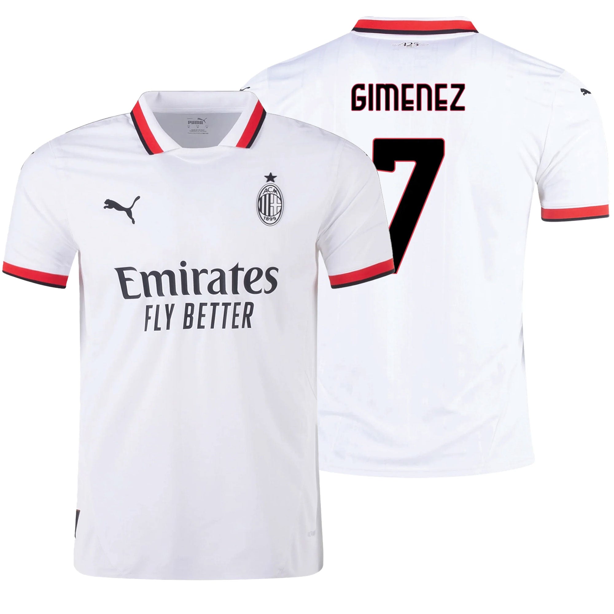 PUMA Men's AC Milan 2024/25 Away Jersey w/ Gimenez #7 Printing