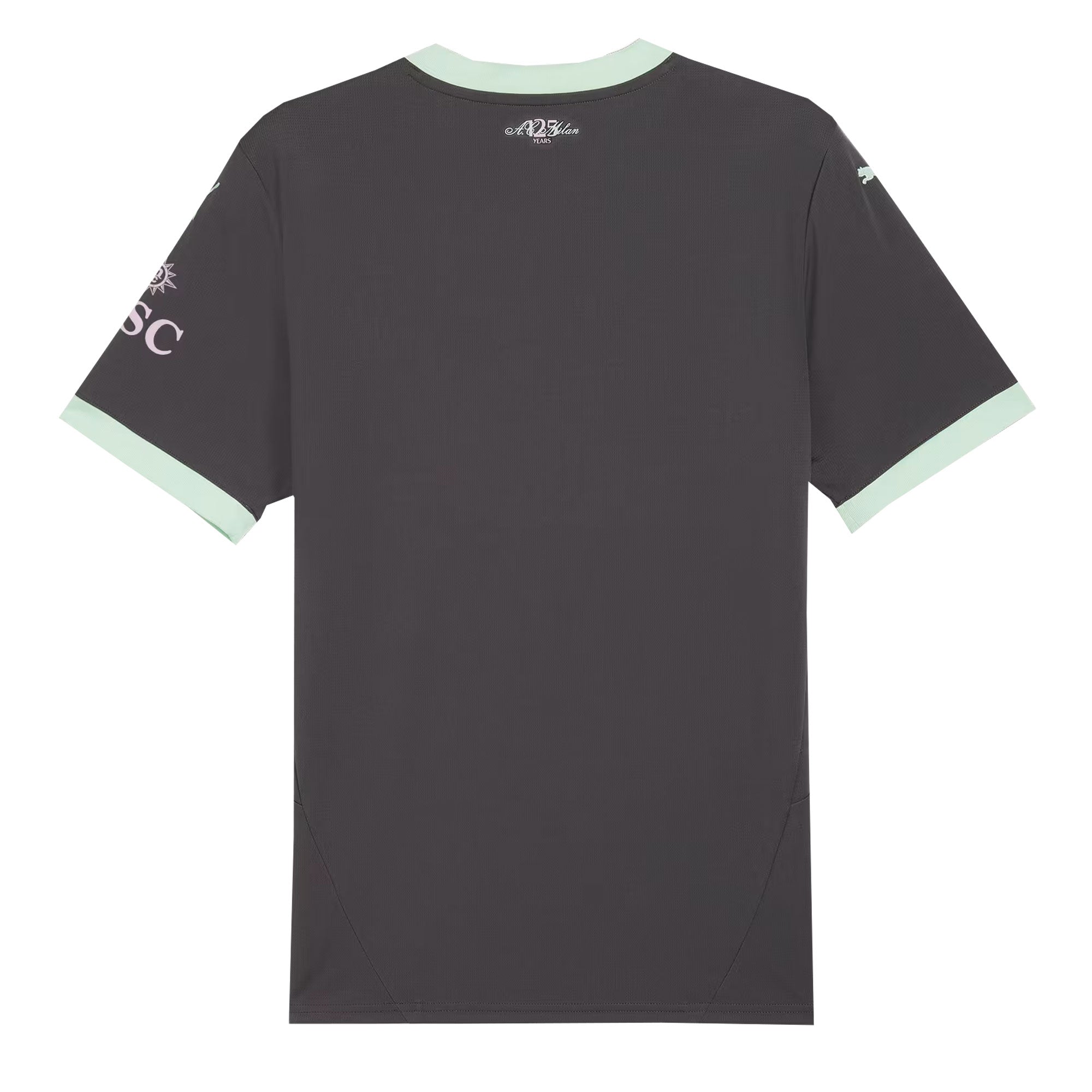 PUMA Men's AC Milan 2024/25 Third Jersey Shadow Grey/Fresh Mint - Image 2