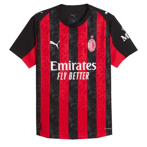 PUMA Men's AC Milan 2025/26 Authentic Home Jersey Red/Black
