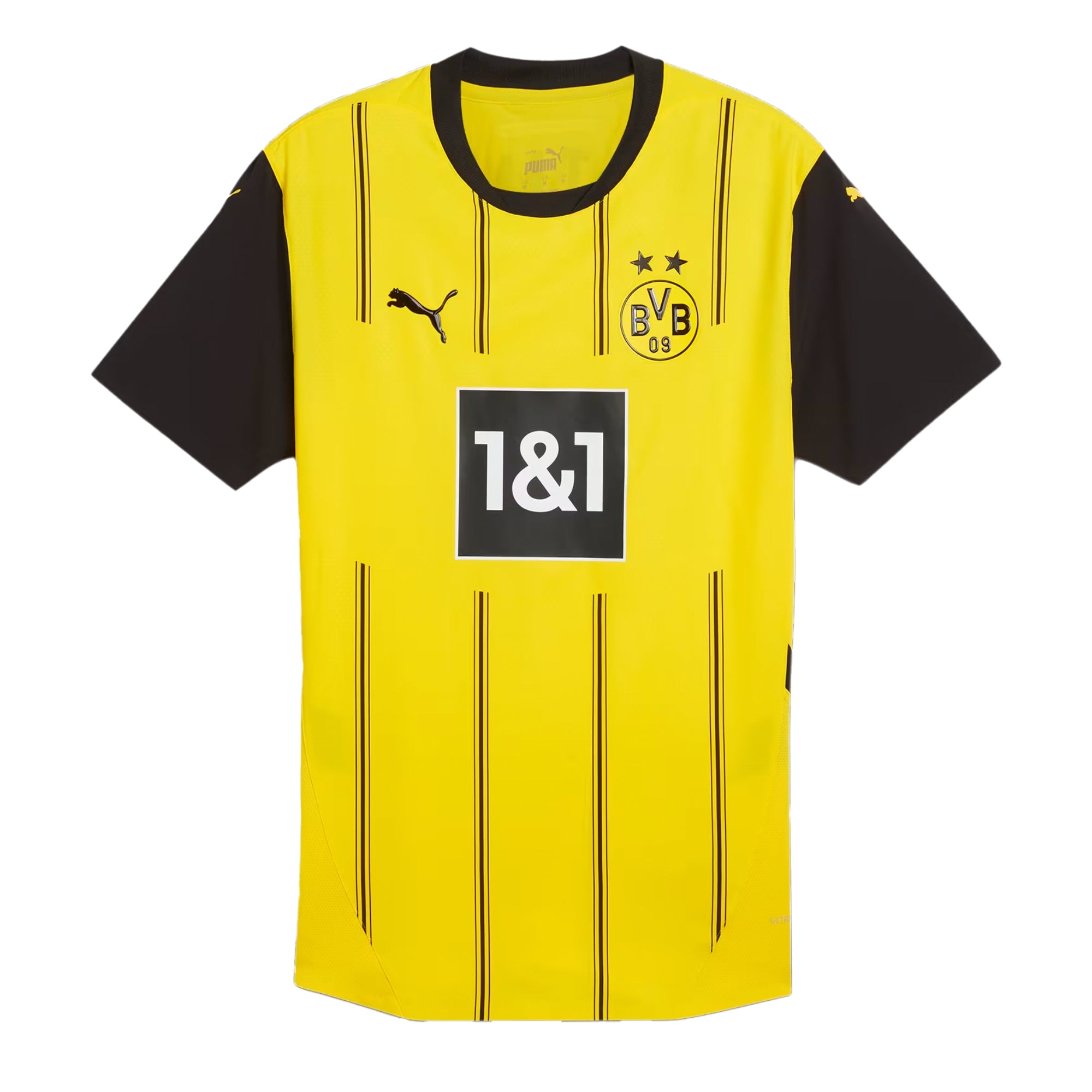 PUMA Men's Borussia Dortmund 2024/25 Authentic Home Jersey Yellow/Black