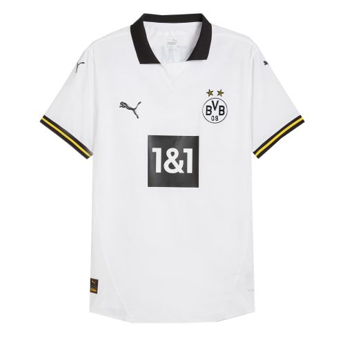 PUMA Men's Borussia Dortmund 2024/25 Authentic Third Jersey White/Black