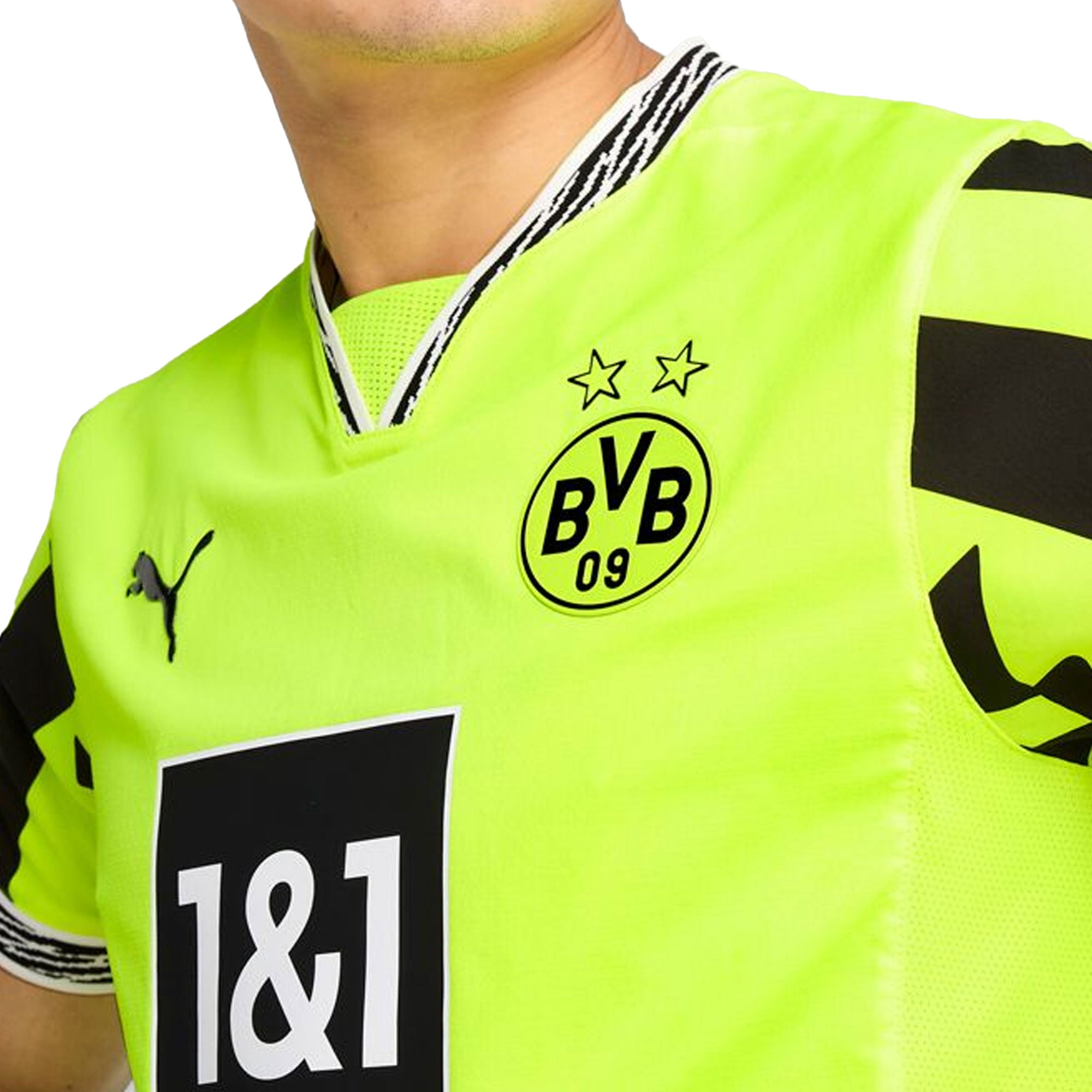 PUMA Men's Borussia Dortmund 2025/26 Authentic Anniversary Jersey Yellow Alert/Black - Image 3