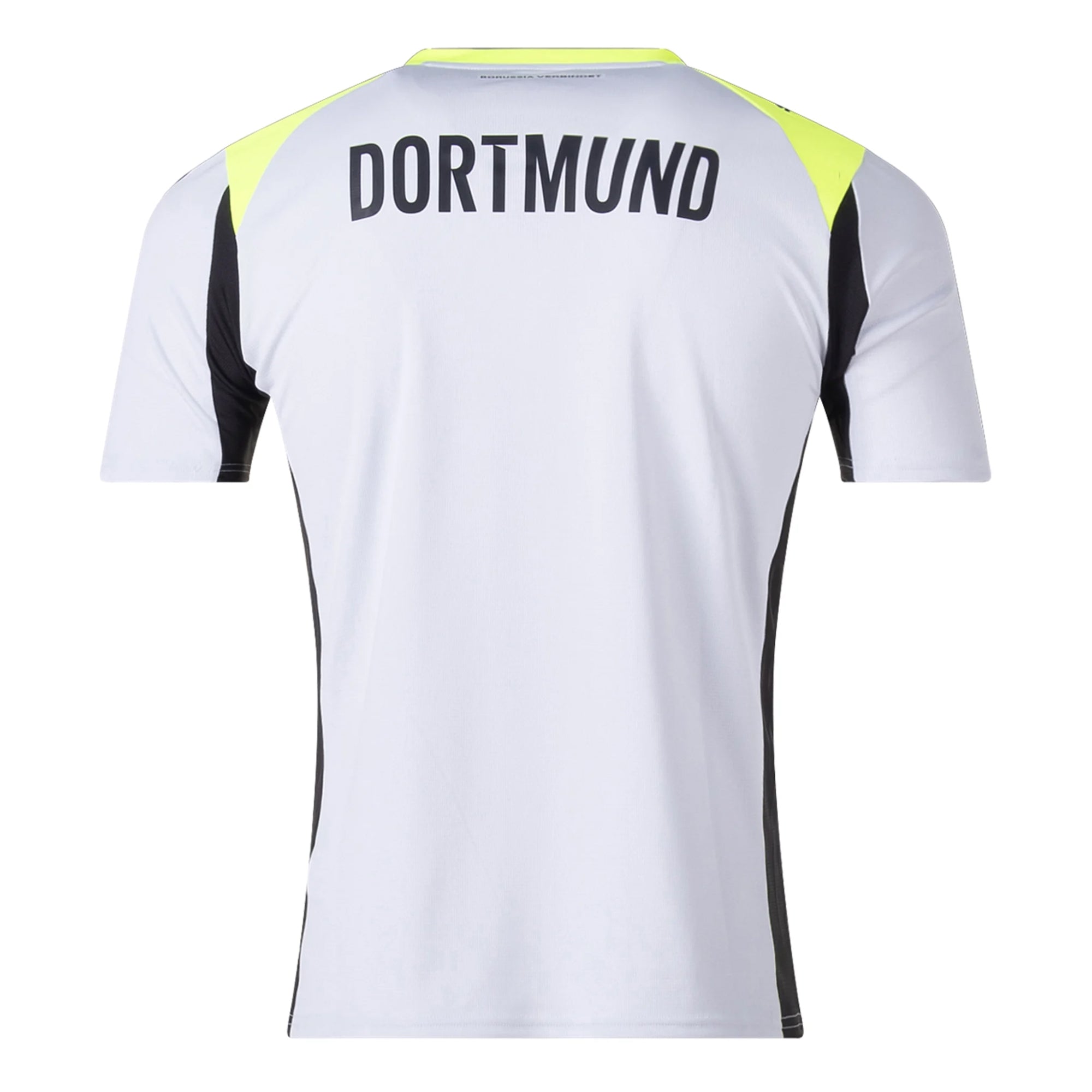 PUMA Men's Borussia Dortmund 2025/26 Away Jersey Silver Mist/Yellow Alert - Image 2