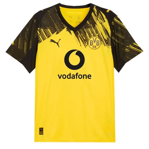 PUMA Men's Borussia Dortmund 2025/26 Home Jersey Yellow/Black