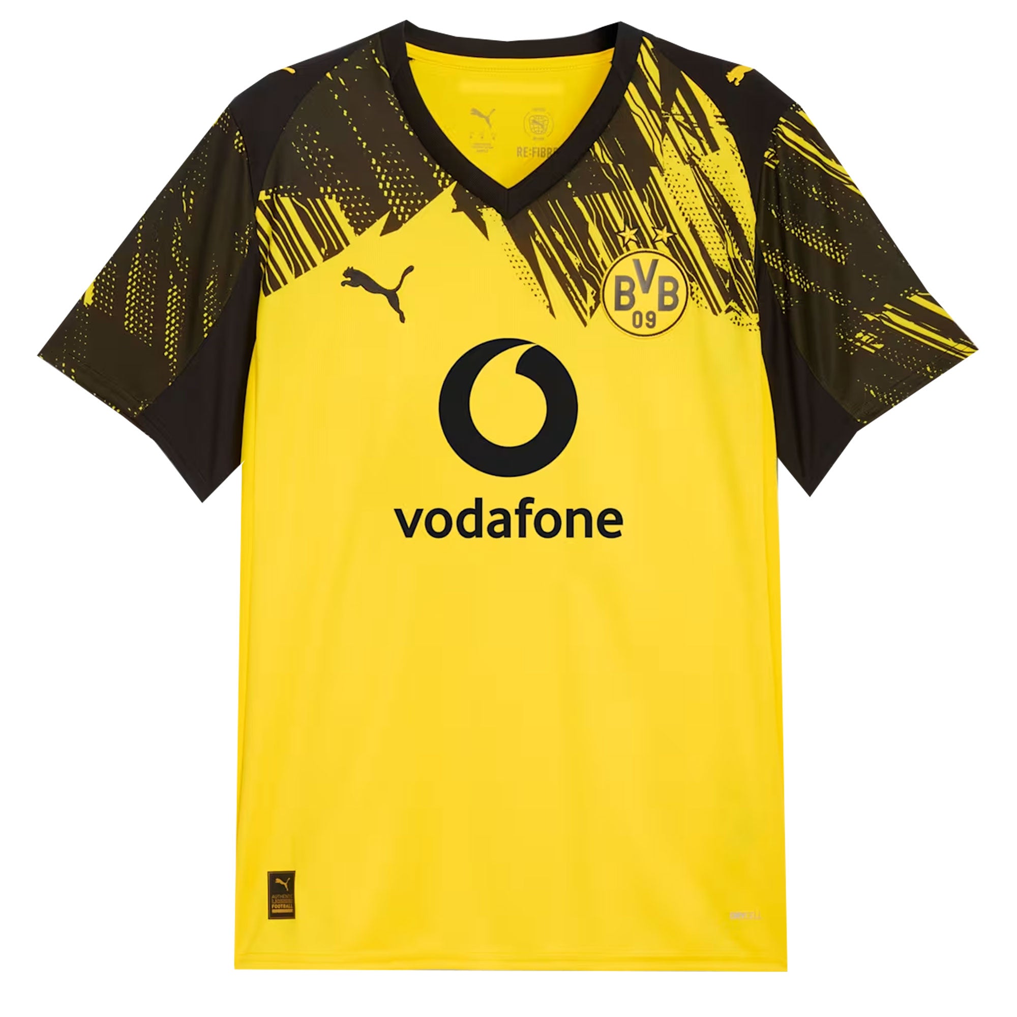 PUMA Men's Borussia Dortmund 2025/26 Home Jersey Yellow/Black