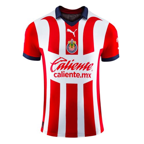 PUMA Men's Chivas De Guadalajara 2023/24 Authentic Home Jersey Red/White