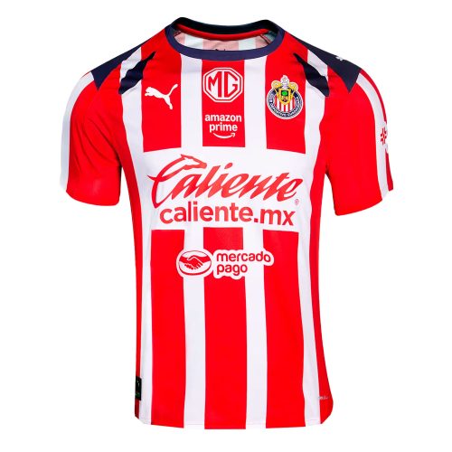 PUMA Men's Chivas De Guadalajara 2025/26 Authentic Home Jersey Red/White/Navy