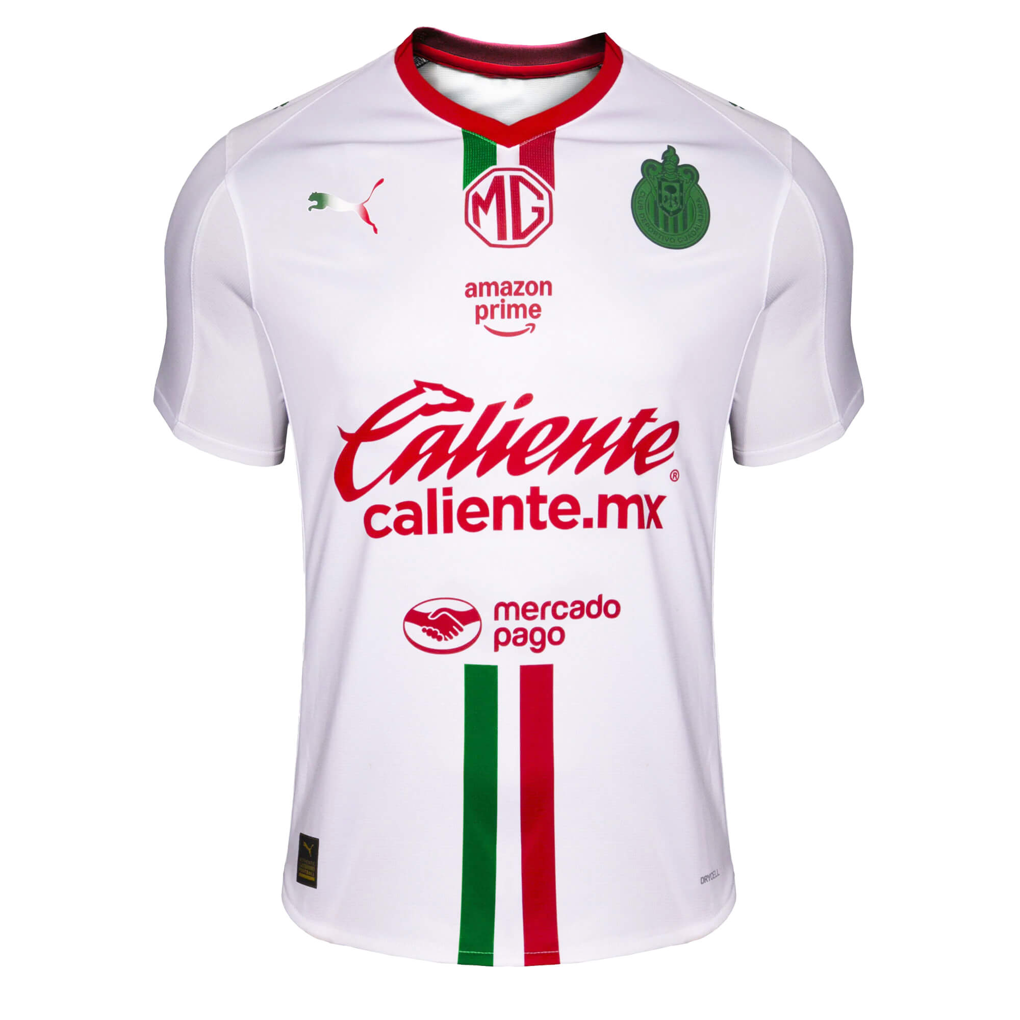 PUMA Men's Chivas De Guadalajara 2025/26 Away Jersey White/Red/Green