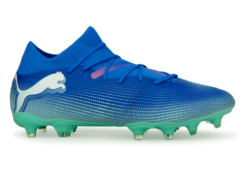 PUMA Men's Future 7 Match FG/AG Bluemazing/White