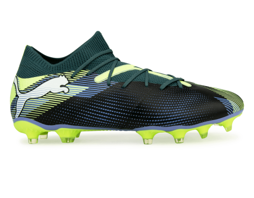 PUMA Men's Future 7 Match FG/AG Gray Skies/Puma White