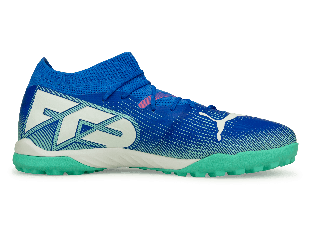 PUMA Men's Future 7 Match TT TF Bluemazing/White - Image 2