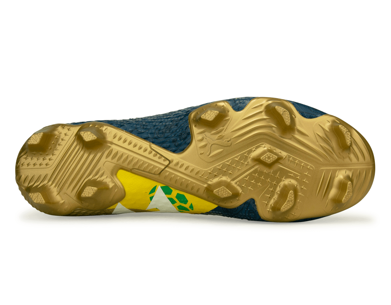 PUMA x Neymar JR Men's Future 7 Ultimate BNA FG/AG Blue/Yellow/Green Gold - Image 6