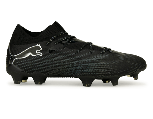 PUMA Men's Future 7 Ultimate FG/AG Black/Silver