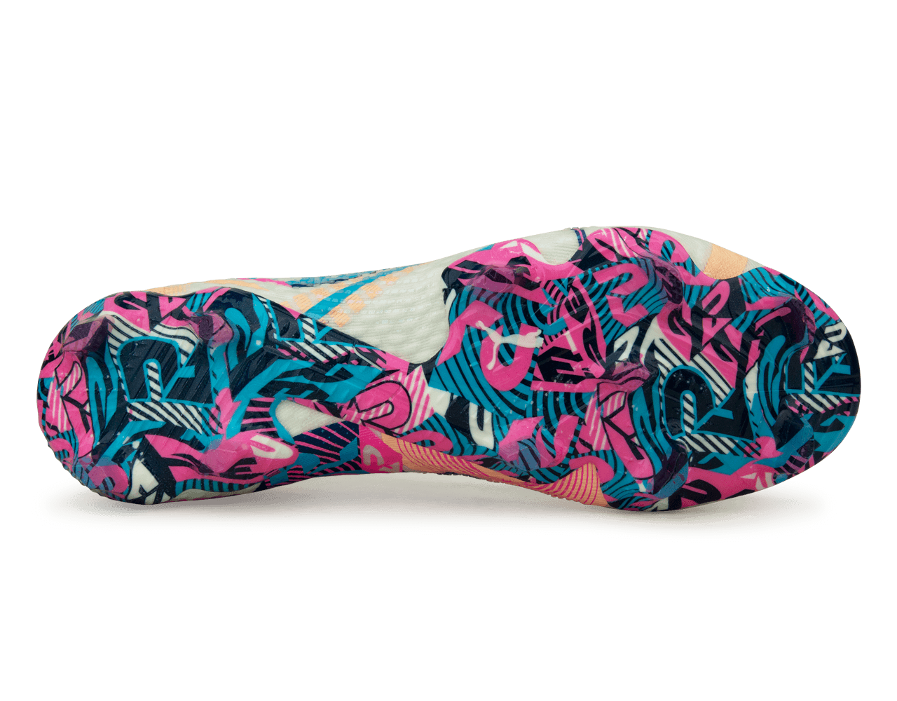 PUMA Men's Future 7 Ultimate Volume Up FG/AG White/Luminous Blue - Image 5