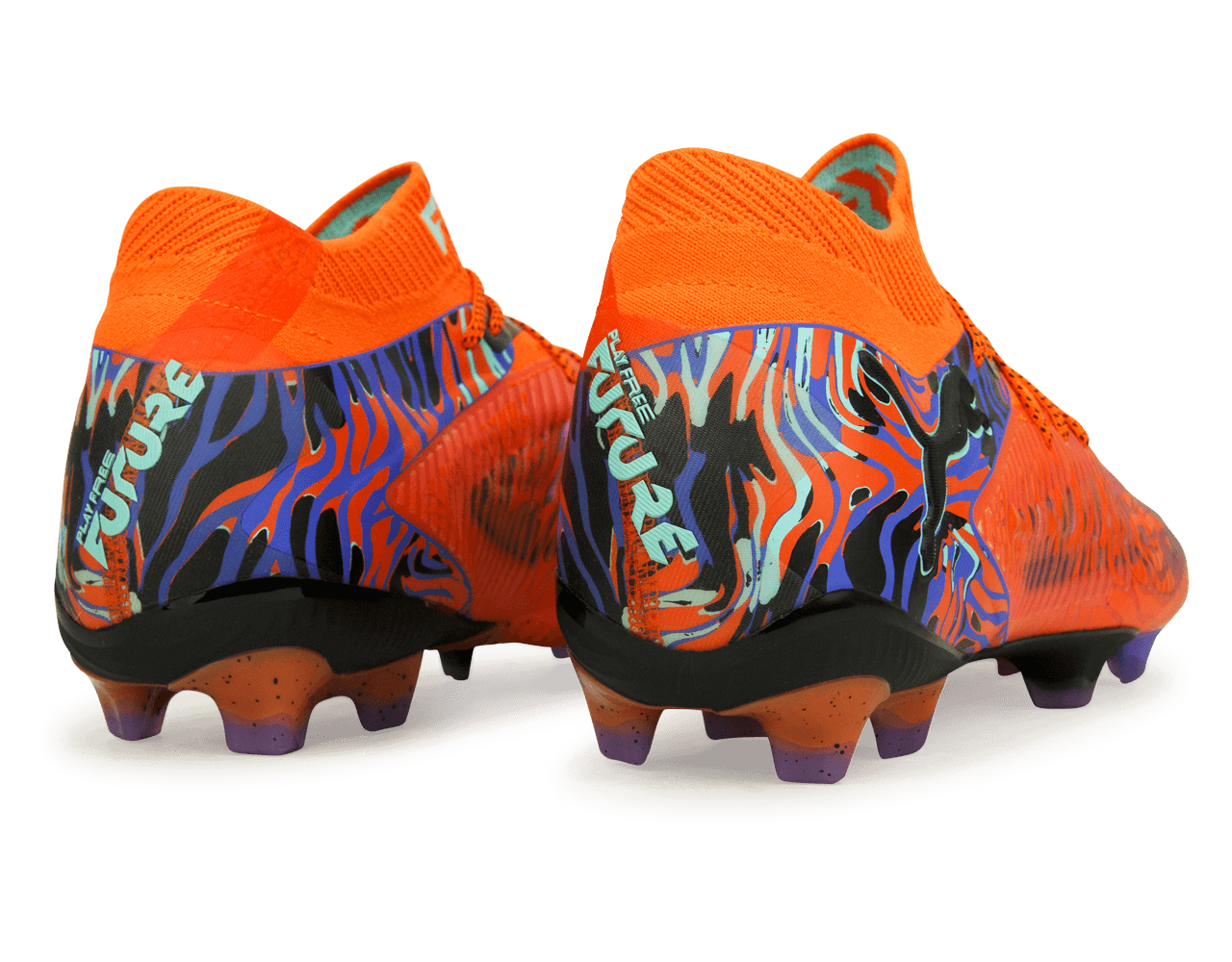 PUMA Men's Future 8 Ultimate Creativity FG Orange/Amethyst - Image 3