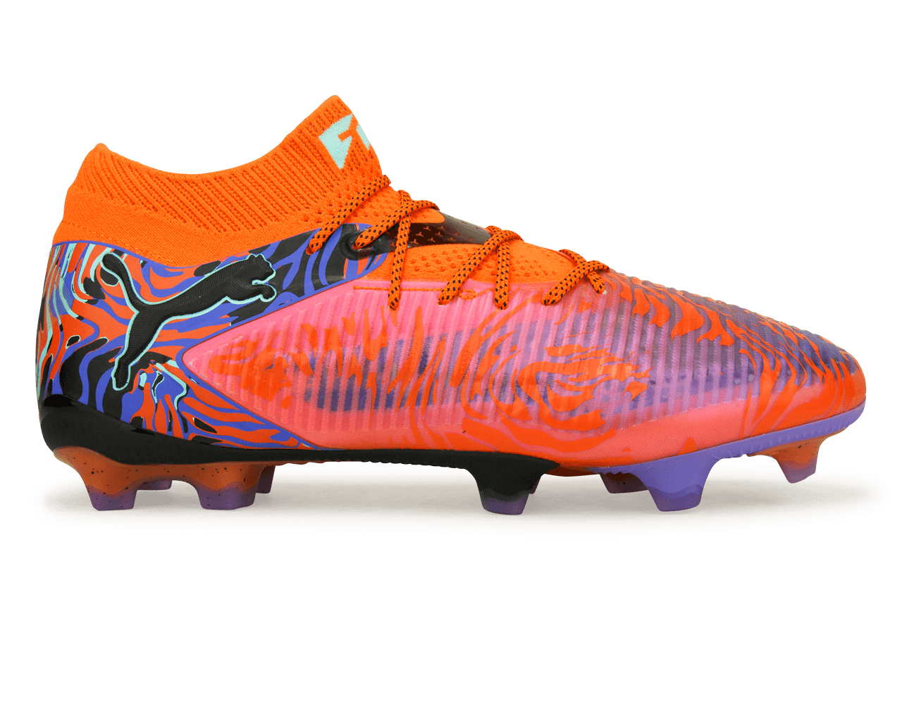 PUMA Men's Future 8 Ultimate Creativity FG Orange/Amethyst - Image 2