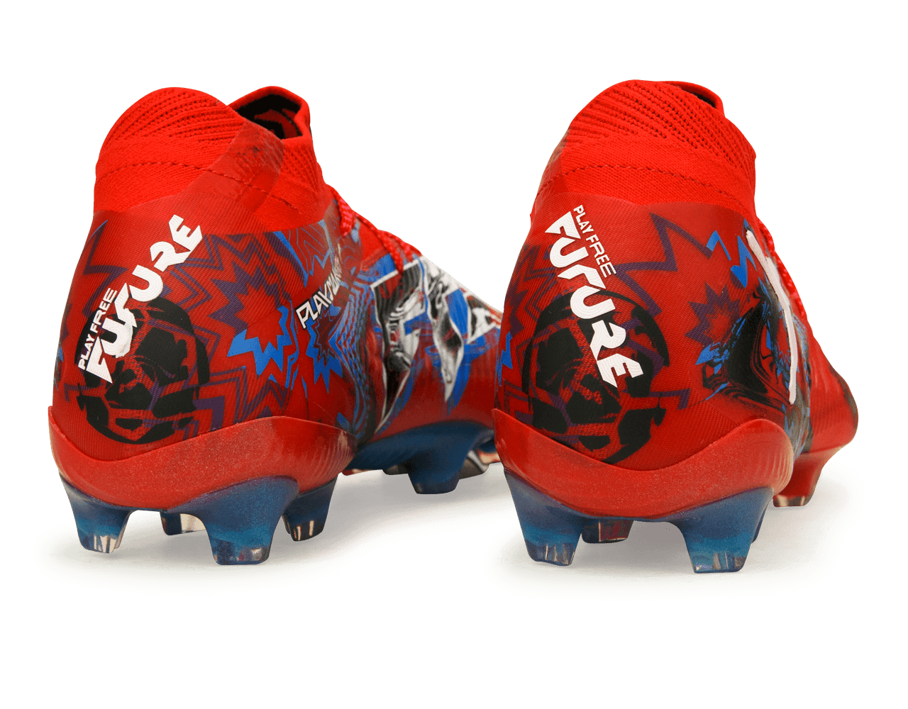 PUMA Men's Future 8 Ultimate Playmakers FG Red/Black/Ultra Blue - Image 4