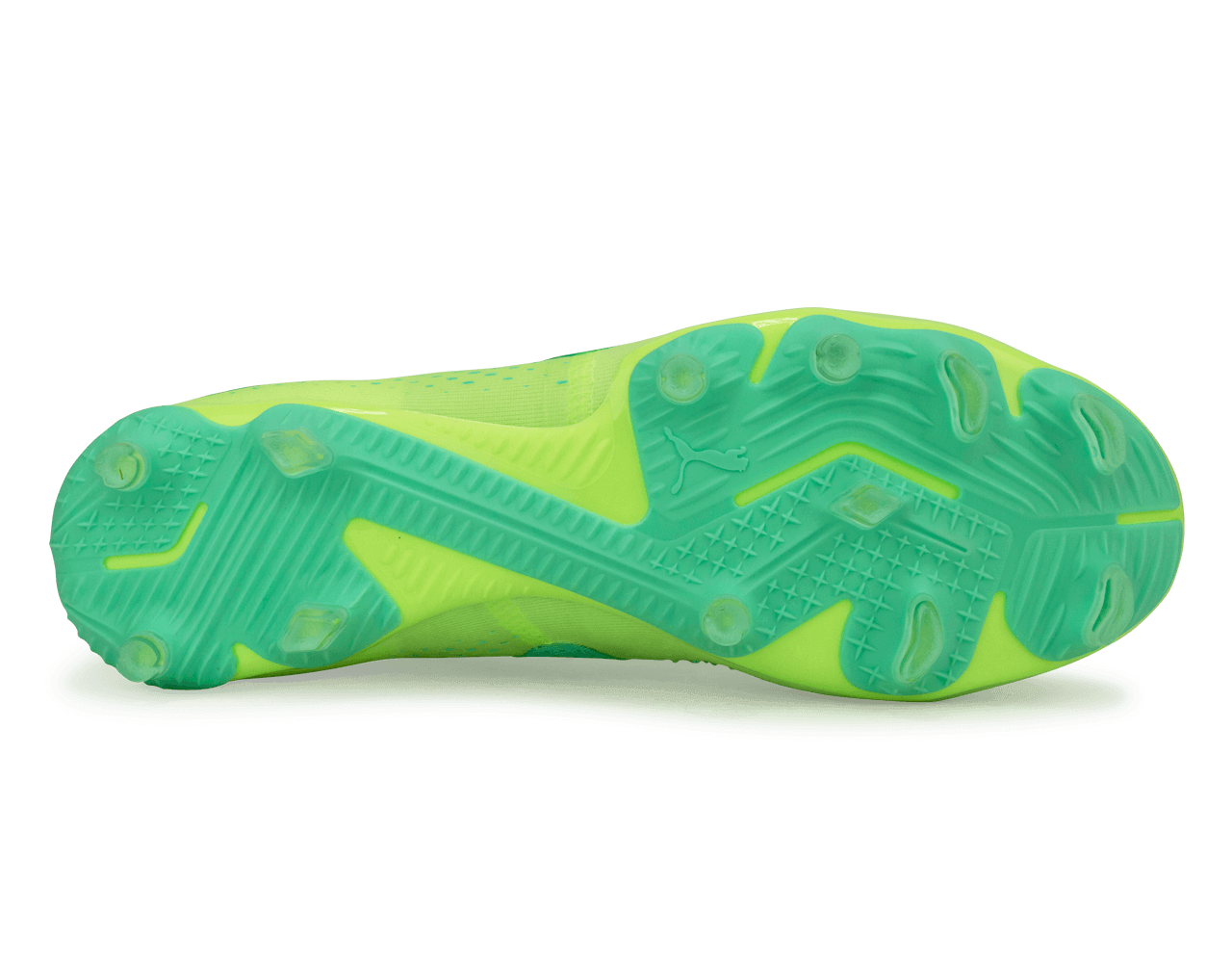 PUMA Men's Future Match FG/AG Yellow/Mint - Image 5