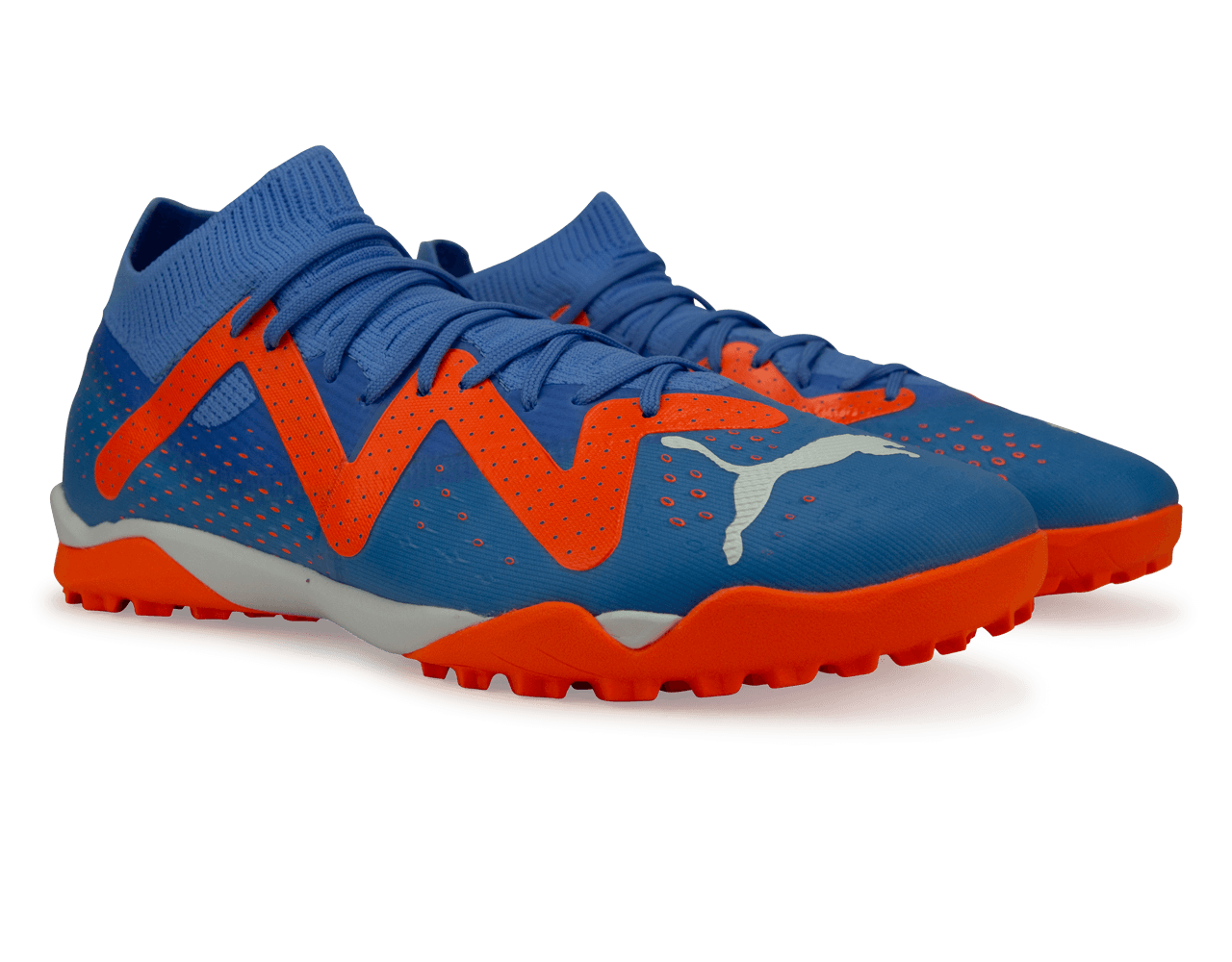 PUMA Men's Future Match TF Blue/Orange - Image 3