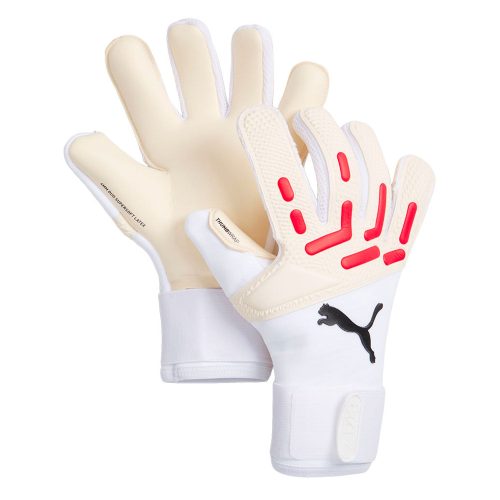 PUMA Men's Future Pro Hybrid Goalkeeper Gloves White/Red