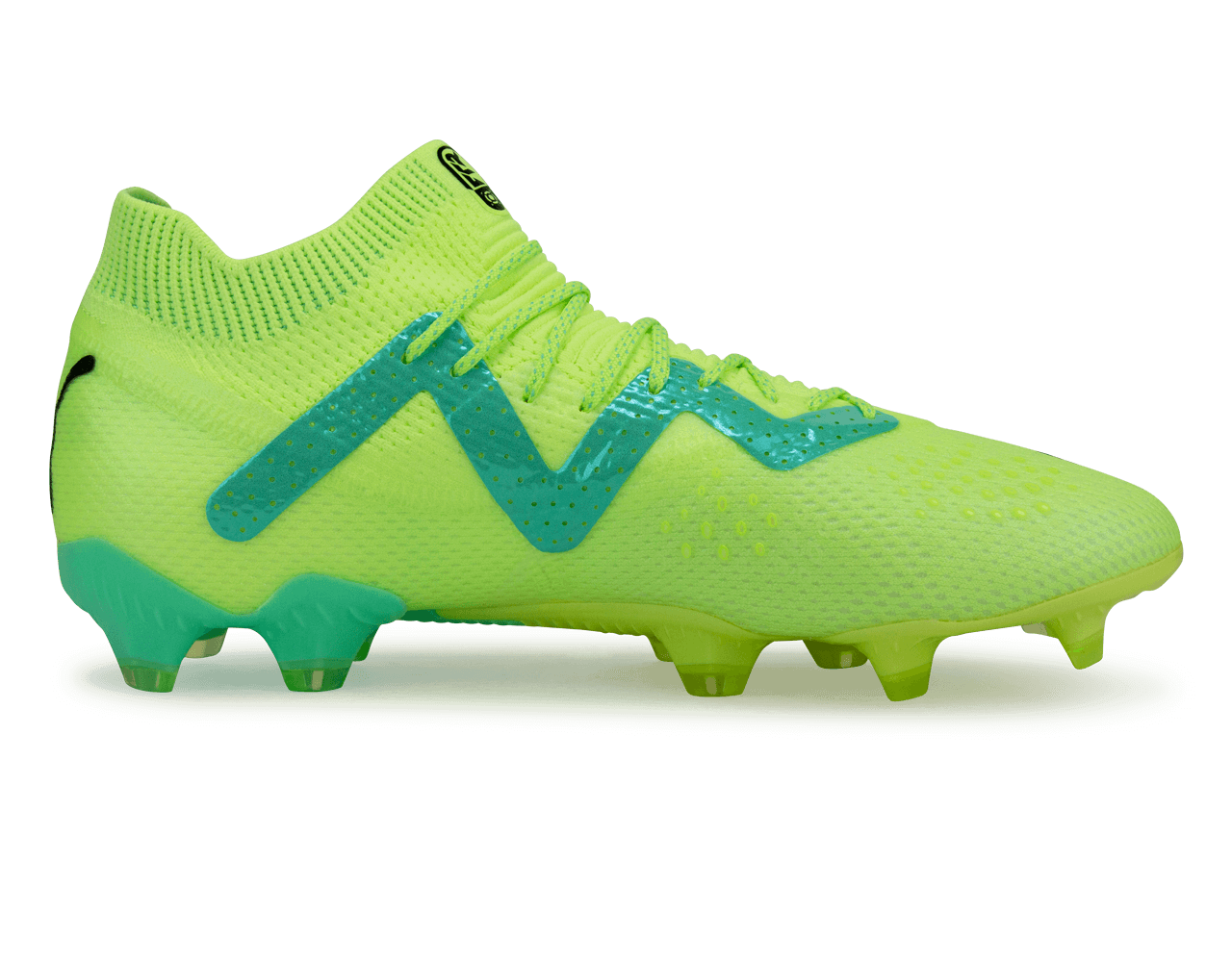 PUMA Men's Future Ultimate FG/AG Yellow/Mint - Image 2