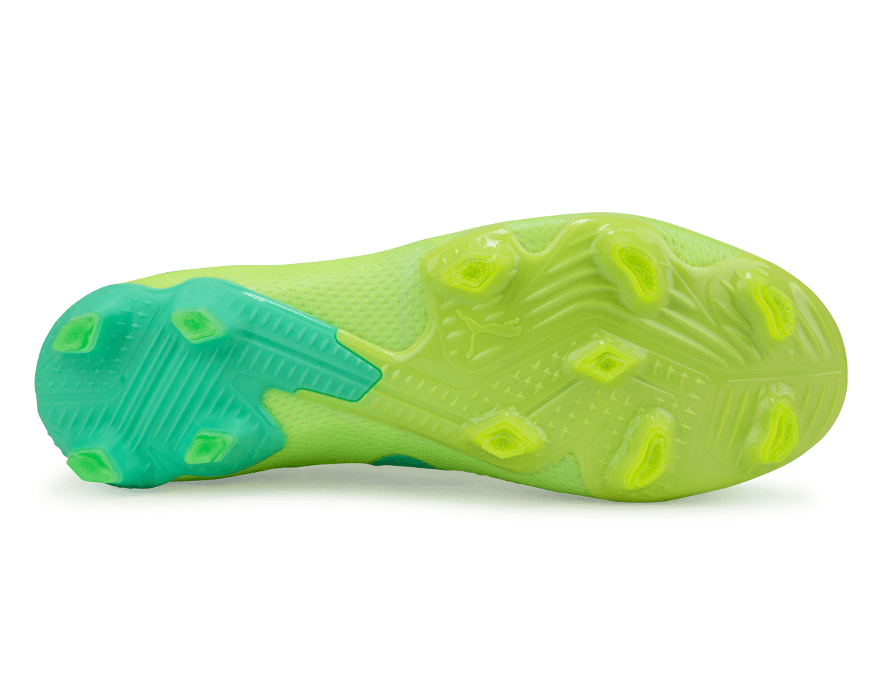 PUMA Men's Future Ultimate FG/AG Yellow/Mint - Image 5