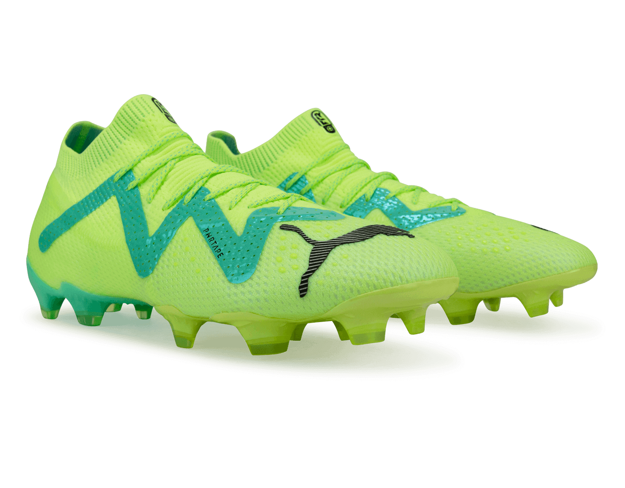PUMA Men's Future Ultimate FG/AG Yellow/Mint - Image 3