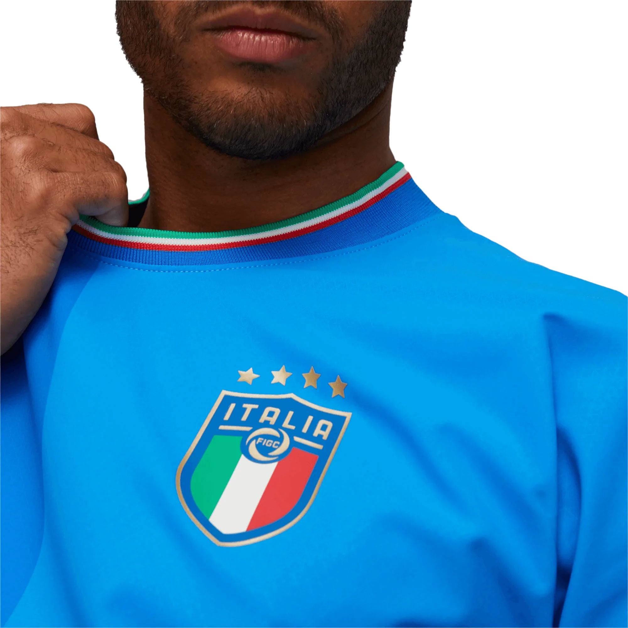 PUMA Men's Italy 2022/23 Authentic Home Jersey Ignite Blue/Ultra Blue - Image 3