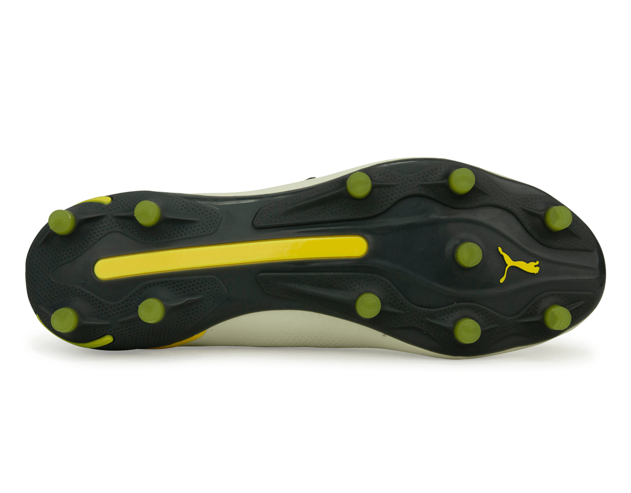 PUMA Men's King Ultimate FG/AG Alpine Snow/Asphalt Yellow - Image 5