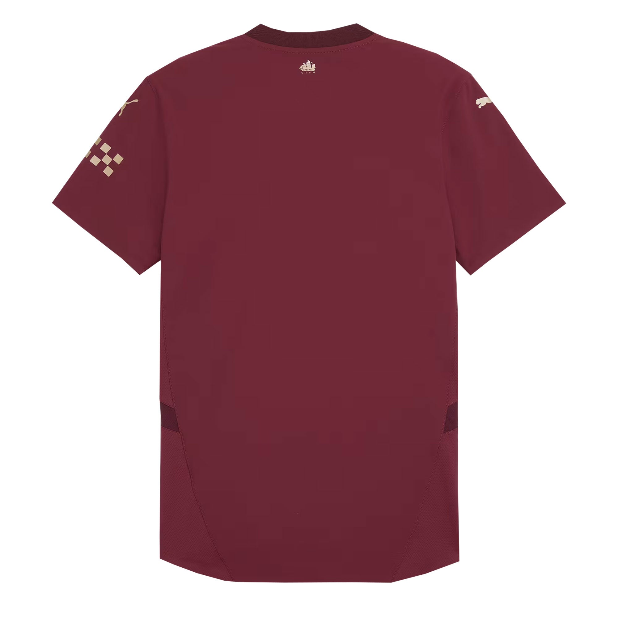 PUMA Men's Manchester City 2024/25 Authentic Third Jersey Burgundy - Image 2