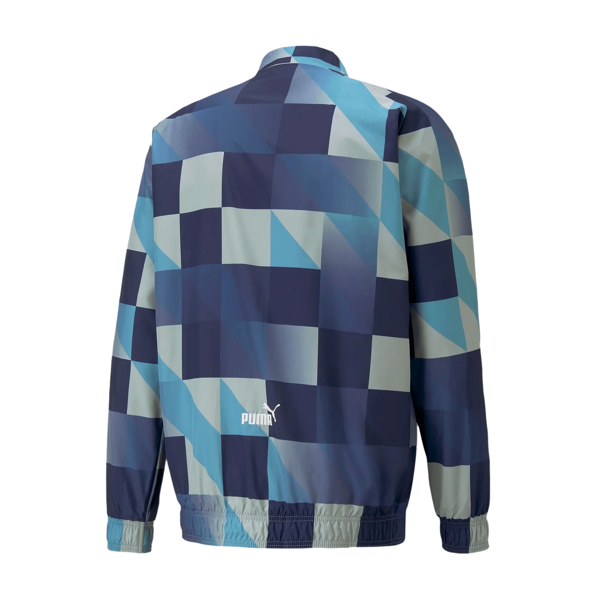 PUMA Men's Manchester City 2023/24 Pre-Match Jacket Grey/Puma Navy - Image 2