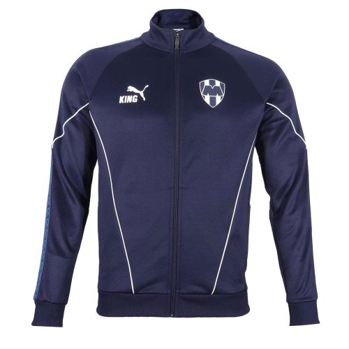 PUMA Men's Monterry King Anthem Jacket Navy/White