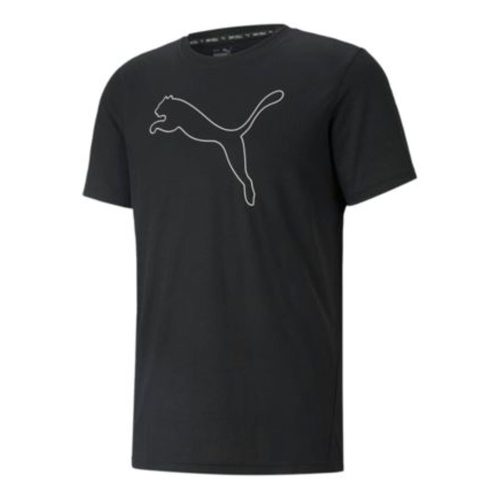 PUMA Men's Performance Cat Tee Black/White