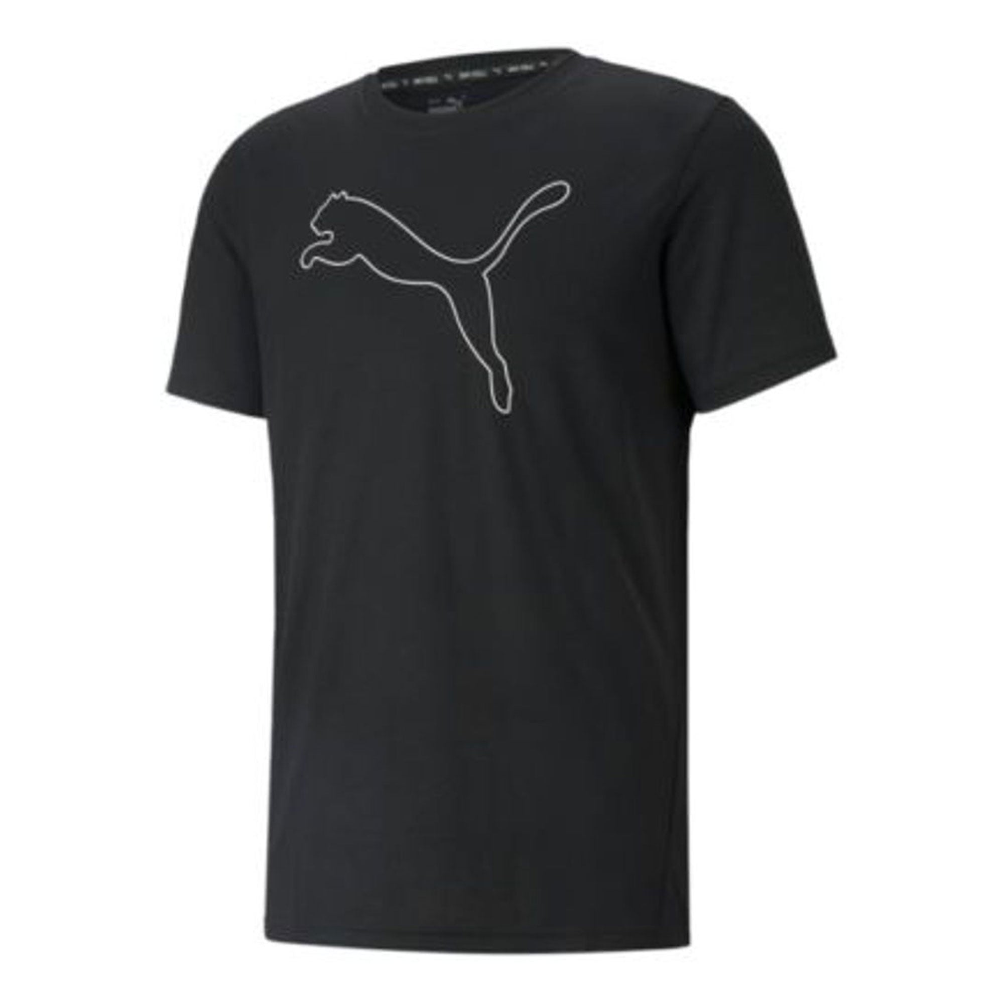 PUMA Men's Performance Cat Tee Black/White