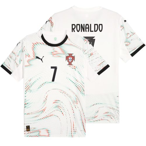 PUMA Men's Portugal 2025/26 Away Jersey w/ Ronaldo # 7 Printing