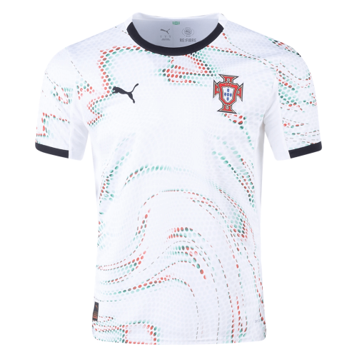 PUMA Men's Portugal 2025/26 Away Jersey White/Green/Red