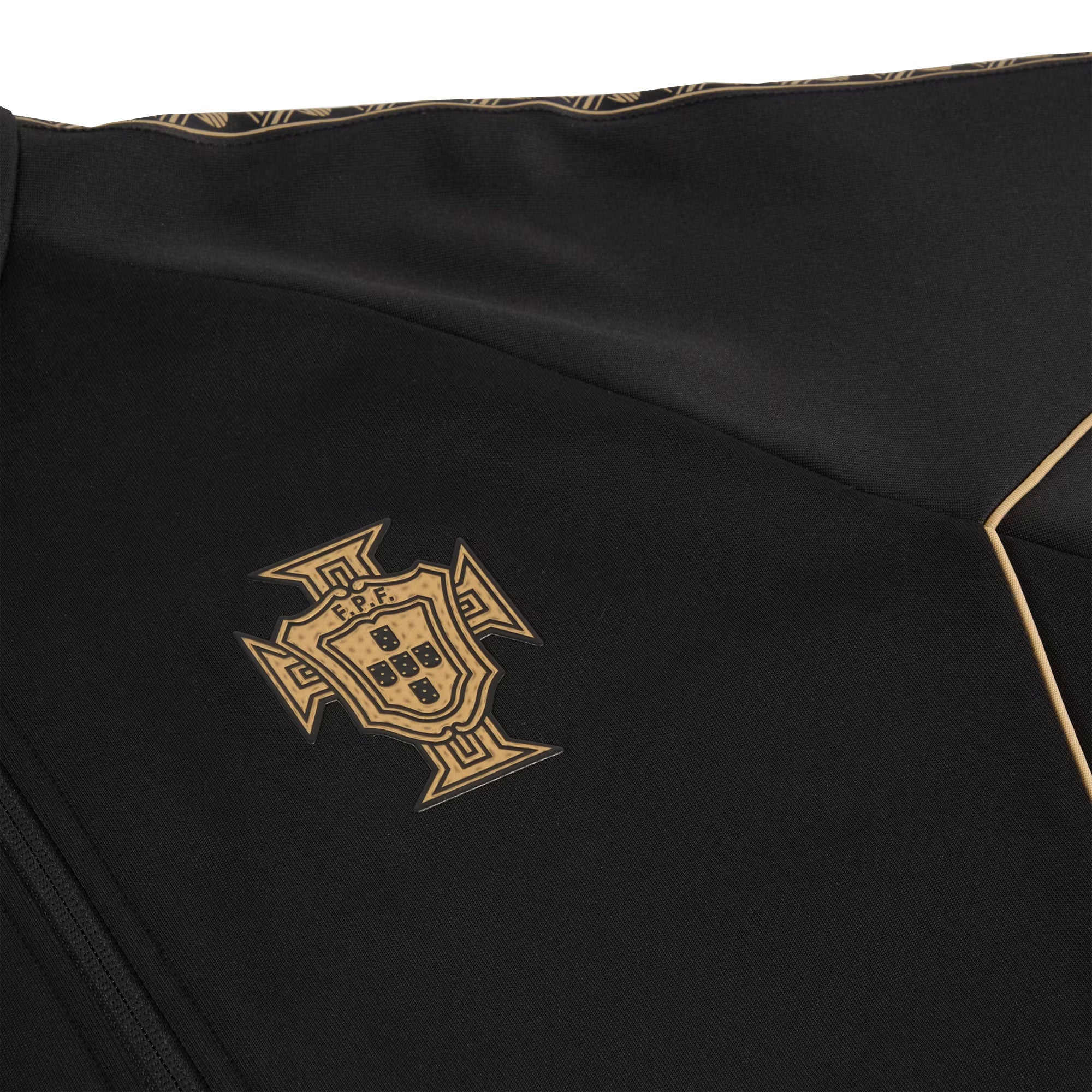 PUMA Men's Portugal 2026 Special Edition Anthem Jacket Black/Gold - Image 3