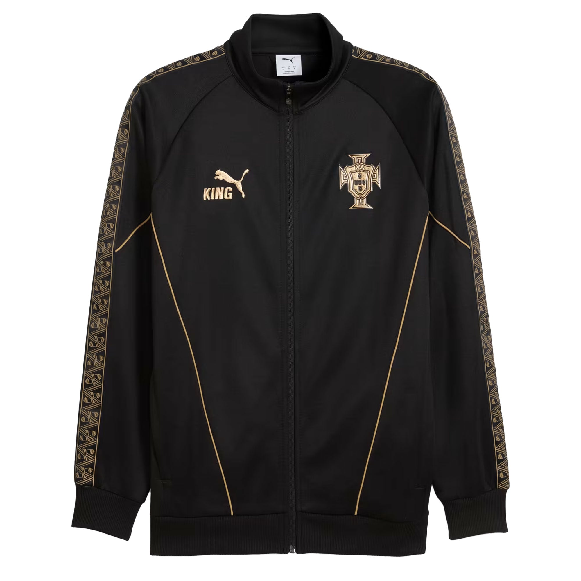 PUMA Men's Portugal 2026 Special Edition Anthem Jacket Black/Gold