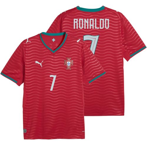 PUMA Men's Portugal World Cup 2026 Home Jersey w/ Ronaldo #7 Printing
