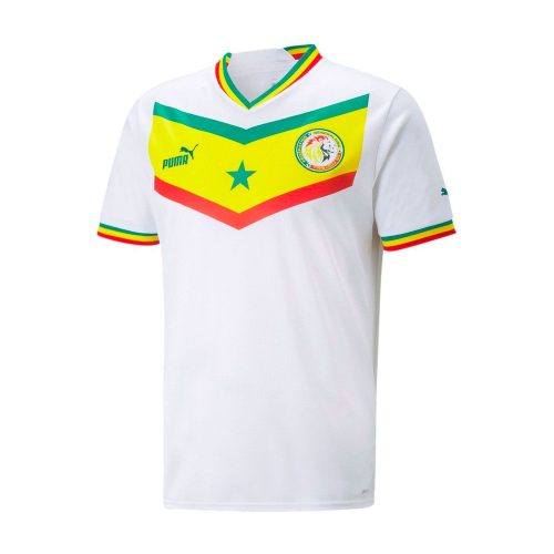 PUMA Men's Senegal 2022/23 Home Jersey White/Red