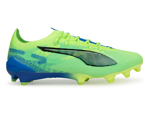 PUMA Men's Ultra 5 Ultimate FG/AG Fizzy Apple/Puma White