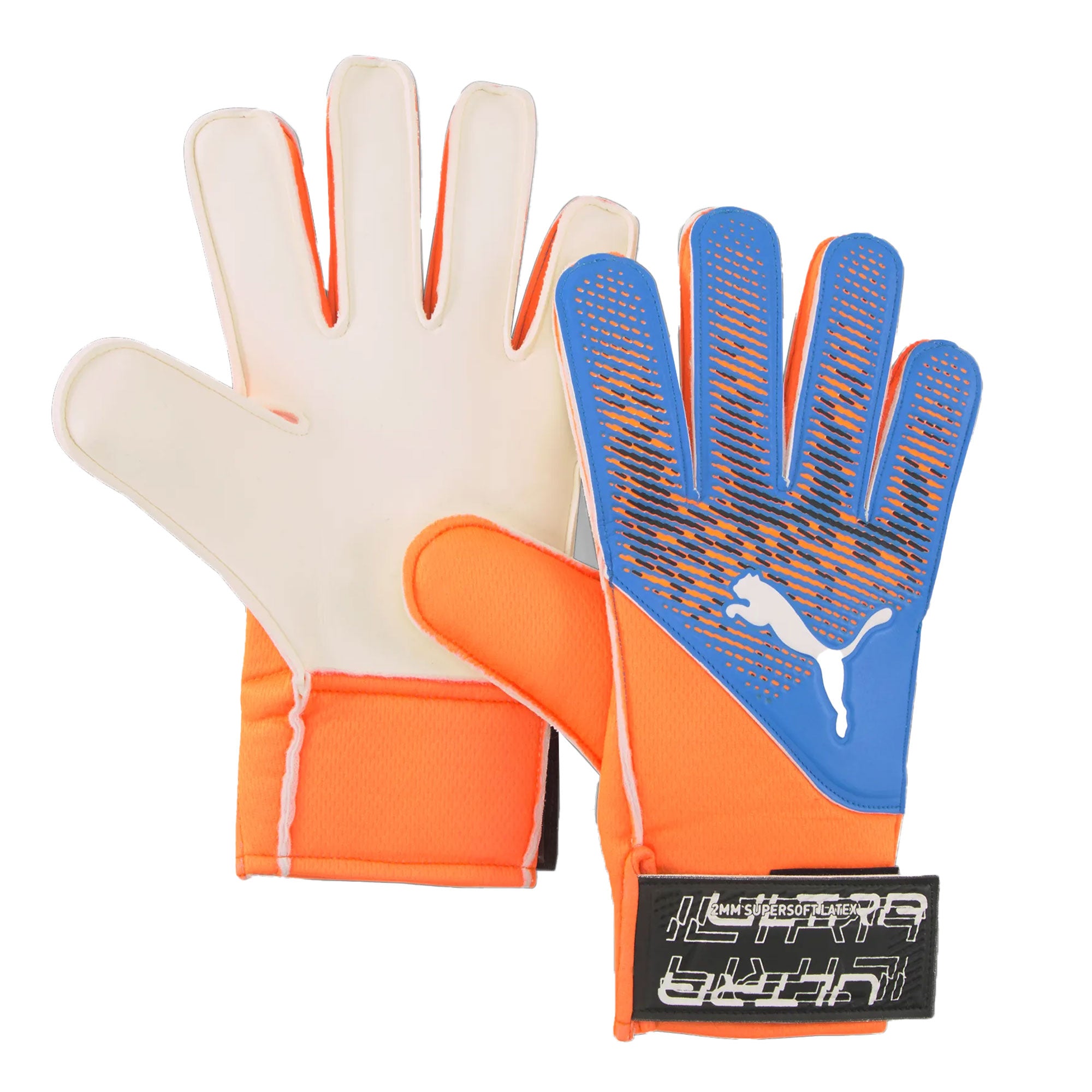 PUMA Men's Ultra Grip 4 RC Goalkeeper Gloves Orange/Blue