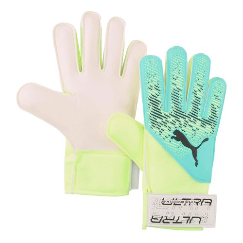 PUMA Men's Ultra Grip 4 RC Goalkeeper Gloves Pepper Mint/Yellow