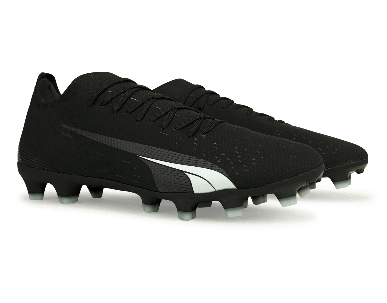 PUMA Men's Ultra Match FG/AG Black/White - Image 3