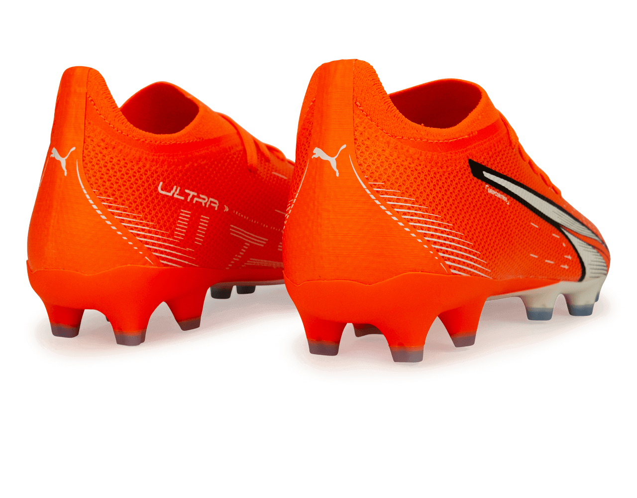PUMA Men's Ultra Match FG/MG Orange/Blue - Image 4