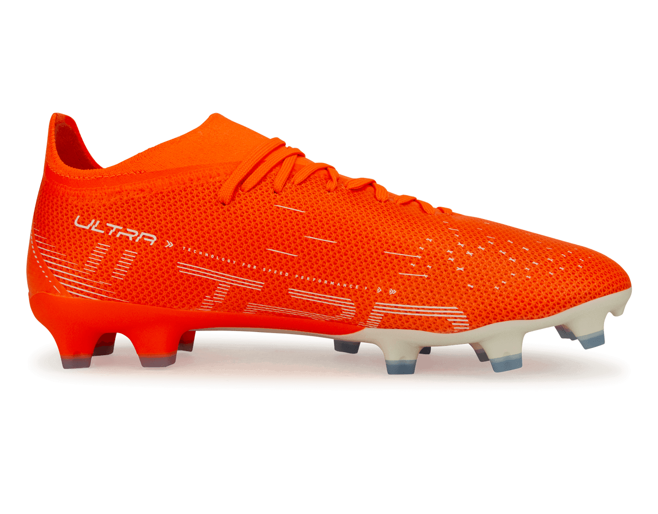 PUMA Men's Ultra Match FG/MG Orange/Blue - Image 2
