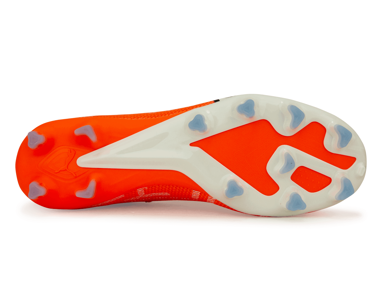 PUMA Men's Ultra Match FG/MG Orange/Blue - Image 5