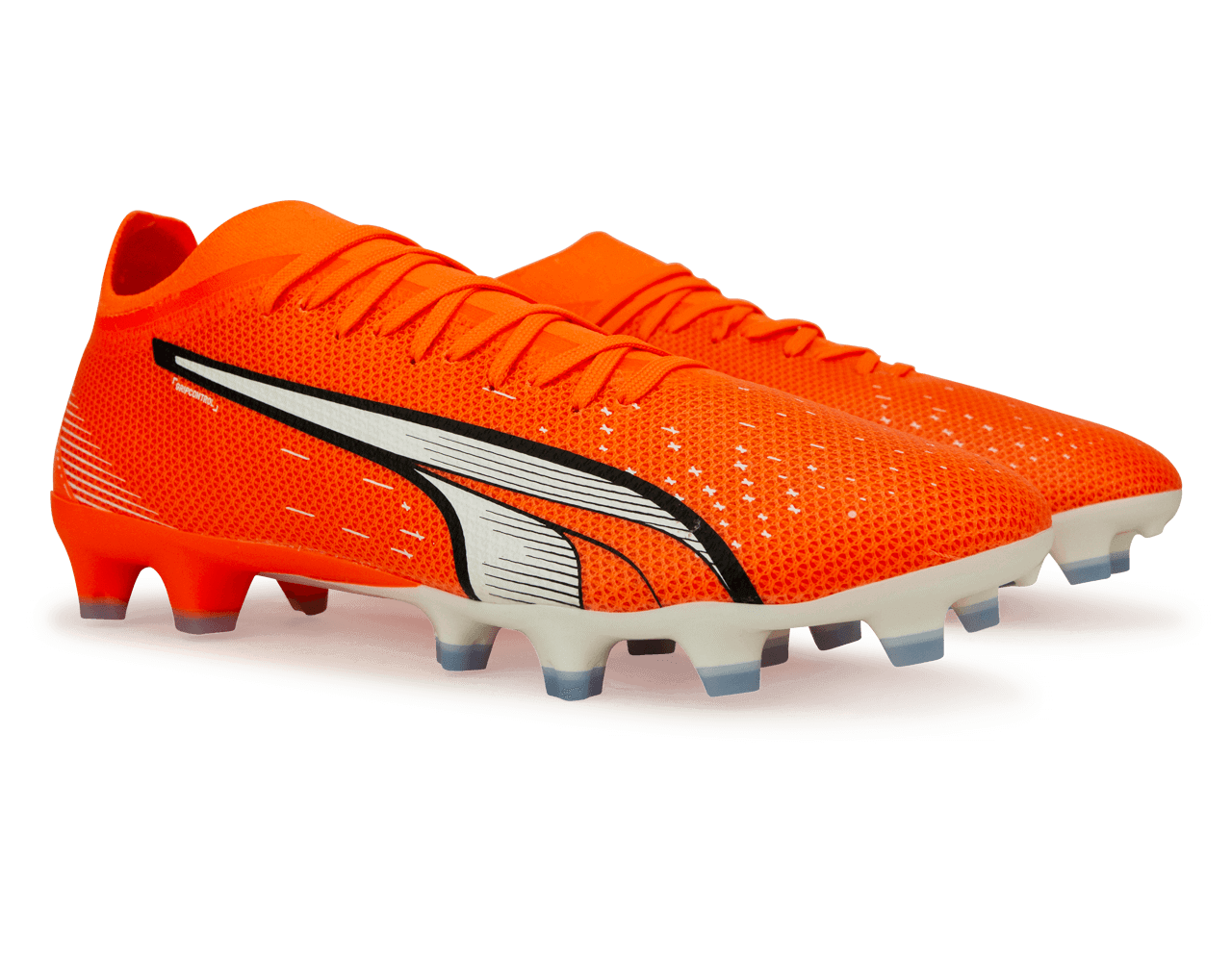 PUMA Men's Ultra Match FG/MG Orange/Blue - Image 3